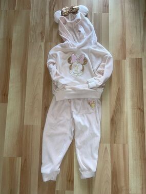 Minnie Mouse velour track suit size 24 months